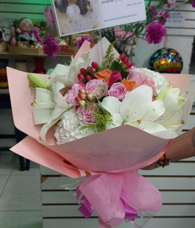 001-Bouquet variedad de flor