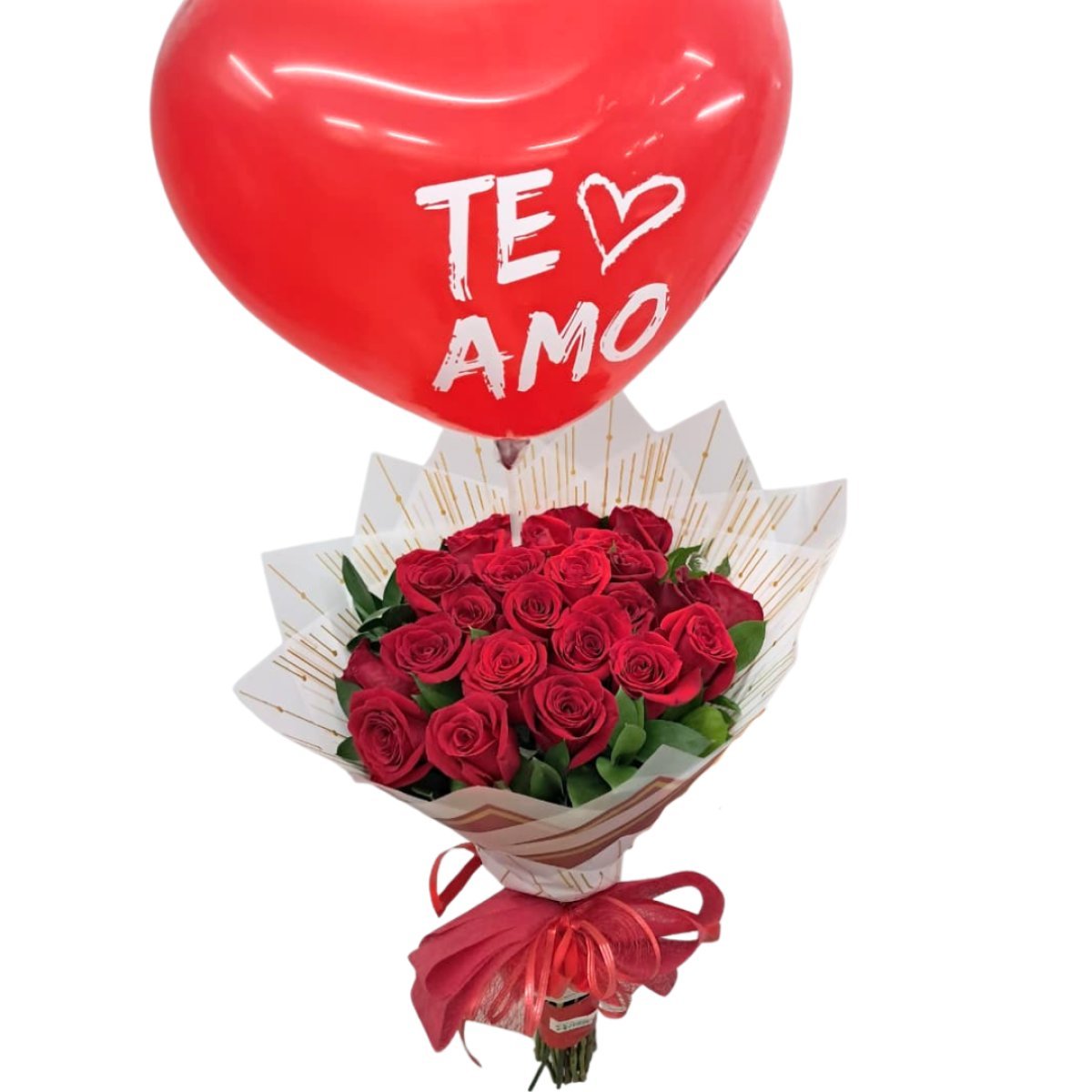 Bouquet clasico de rosas rojas