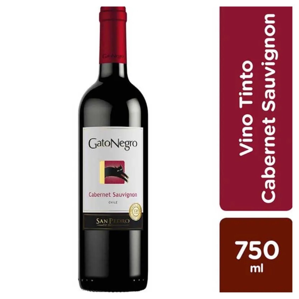 Vino tinto GATO NEGRO Cabernet Sauvignon (750 ml)